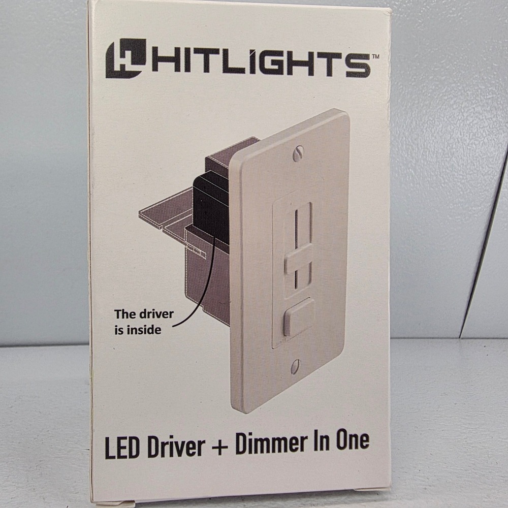 HITLIGHTS EZDim LED Driver‎ + Dimmer In One SWX-24V-100-30-U 120V AC 24V DC 100W